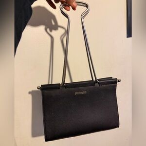 Studio Cult Black Binder Clip Bag